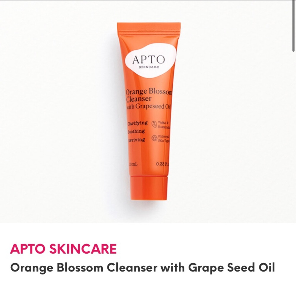 🍡 Apto Orange blossom cleanser